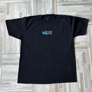 Vans Black Tee with Off the Wall XL